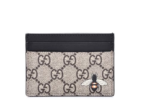 gucci card holder bee print|Women's Designer Card Holders & Coin Cases .